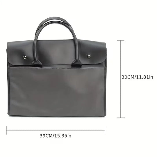 Laptoptas met Flap – Dubbele Handvatten, Zakelijk Model