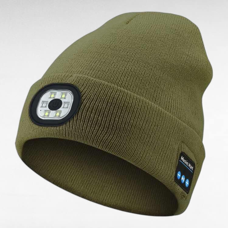 LED Bluetooth Muts – Beanie met Ingebouwde Koptelefoon &amp; Licht