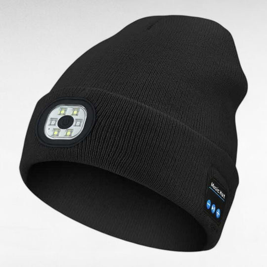 LED Bluetooth Muts – Beanie met Ingebouwde Koptelefoon &amp; Licht