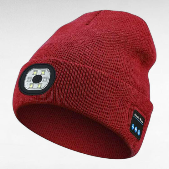 LED Bluetooth Muts – Beanie met Ingebouwde Koptelefoon &amp; Licht
