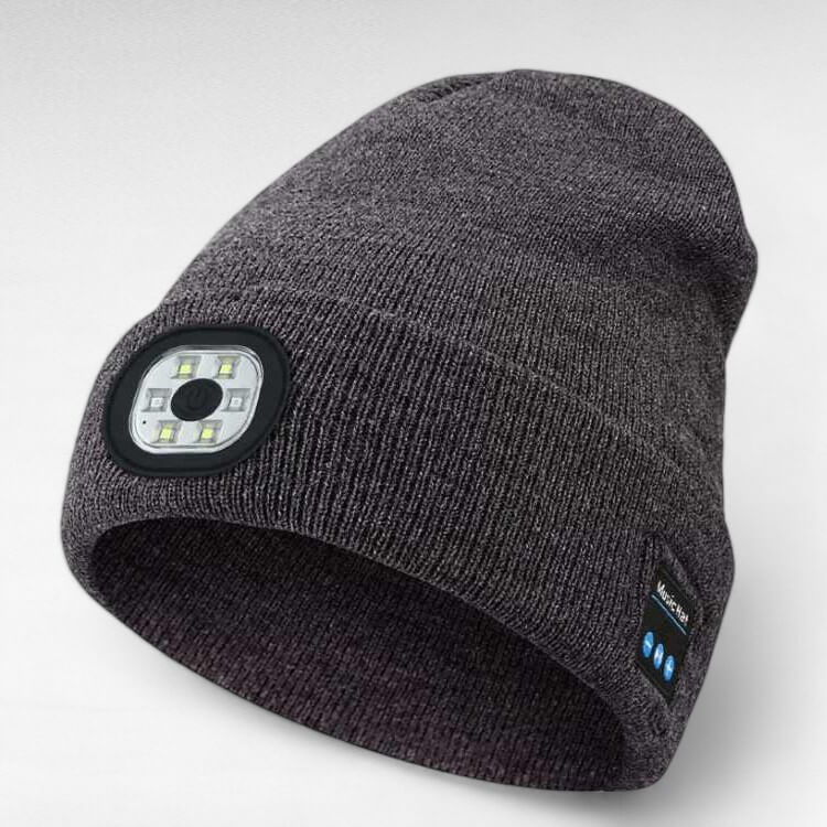 LED Bluetooth Muts – Beanie met Ingebouwde Koptelefoon &amp; Licht