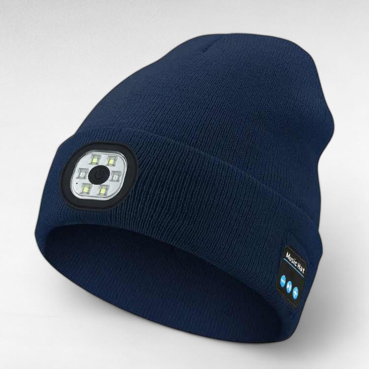 LED Bluetooth Muts – Beanie met Ingebouwde Koptelefoon &amp; Licht