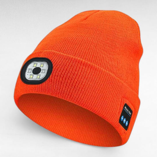 LED Bluetooth Muts – Beanie met Ingebouwde Koptelefoon &amp; Licht