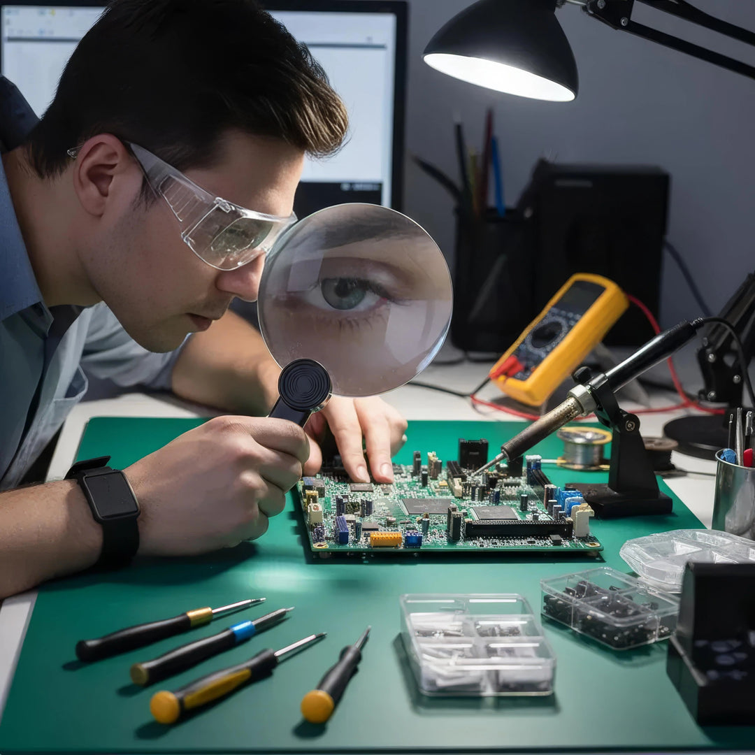 Leesloep met 5x Vergroting – Verstelbaar Nekkoord, Handsfree