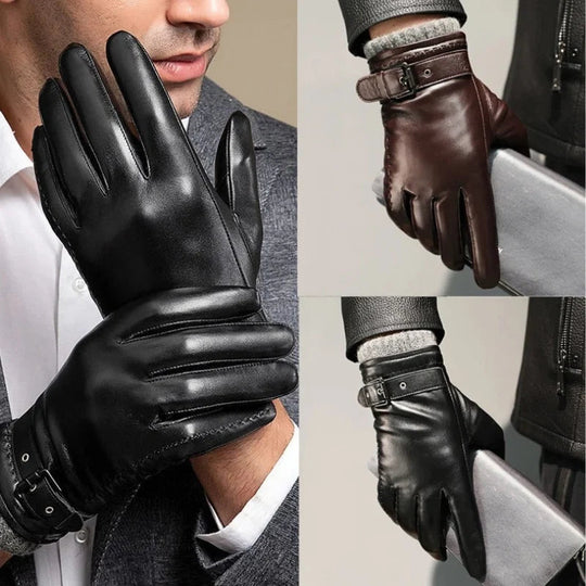 Leren Handschoenen – Touchscreen met Zachte Voering
