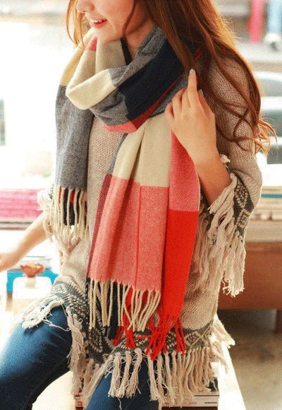 Luxe Kasjmier Sjaal Dames – Zacht &amp; Warm voor de Winter