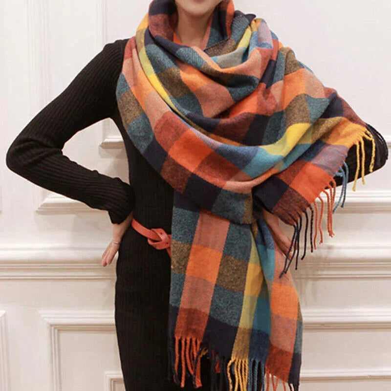Luxe Kasjmier Sjaal Dames – Zacht &amp; Warm voor de Winter