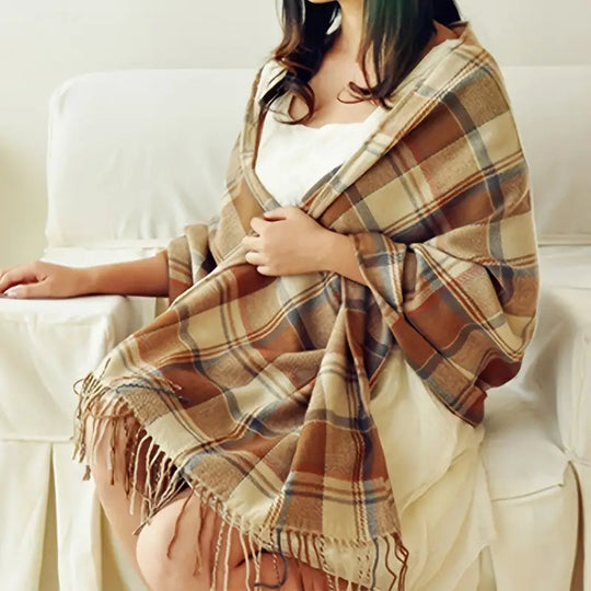 Luxe Kasjmier Sjaal Dames – Zacht &amp; Warm voor de Winter