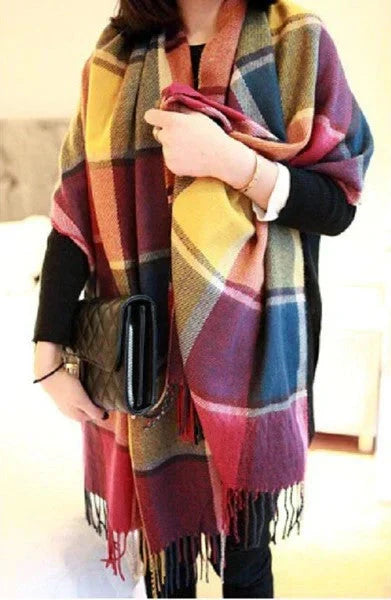 Luxe Kasjmier Sjaal Dames – Zacht &amp; Warm voor de Winter