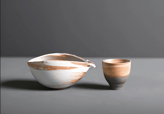 Matcha-set van Keramiek en Bamboe – 4-delig – Japans Theeset