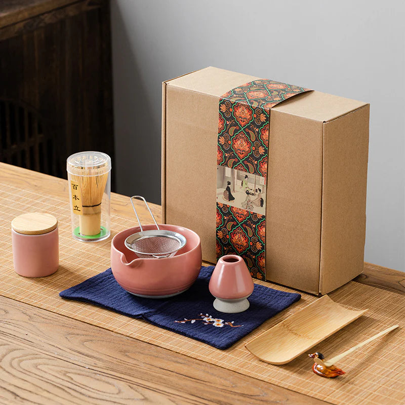 MidoriMatcha Japans theeservies – 9-delige Matcha-ceremonieset