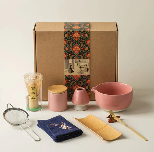 MidoriMatcha Japans theeservies – 9-delige Matcha-ceremonieset