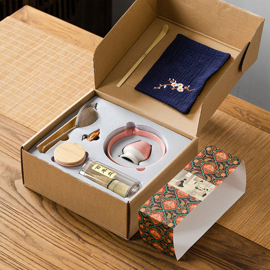 MidoriMatcha Japans theeservies – 9-delige Matcha-ceremonieset