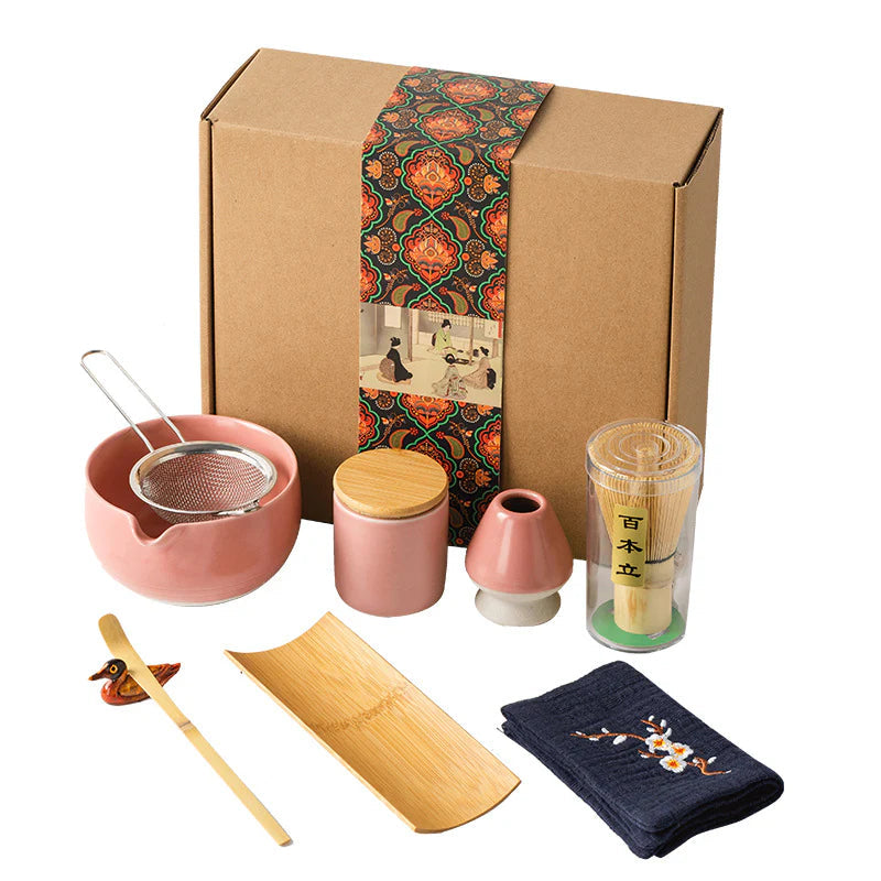 MidoriMatcha Japans theeservies – 9-delige Matcha-ceremonieset