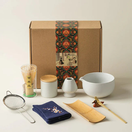 MidoriMatcha Japans theeservies – 9-delige Matcha-ceremonieset