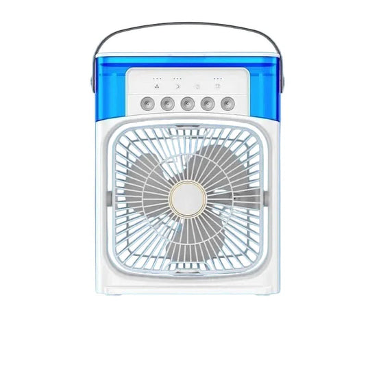 Mini Ventilator &amp; Luchtbevochtiger 2-in-1 – Draagbaar voor Bureau