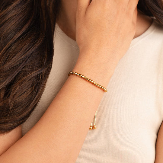 Gold Beaded Bracelet