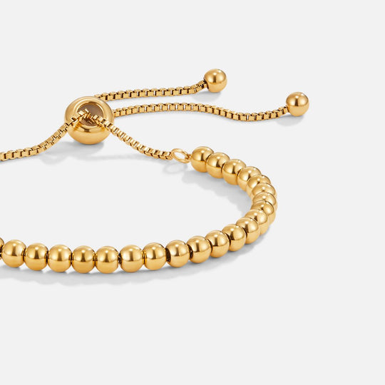 Gold Beaded Bracelet