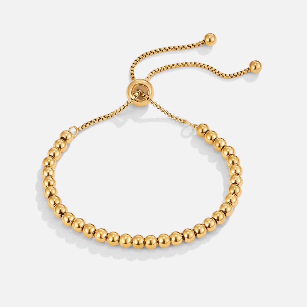 Gold Beaded Bracelet