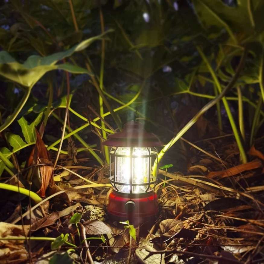 Oplaadbare Campinglamp – Vintage LED Lantaarn Dimbaar
