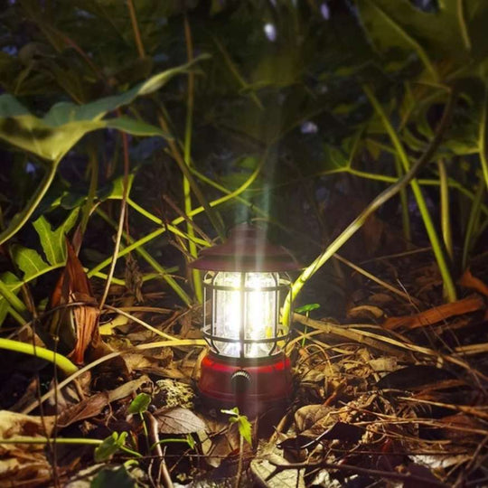 Oplaadbare Campinglamp – Vintage LED Lantaarn Dimbaar