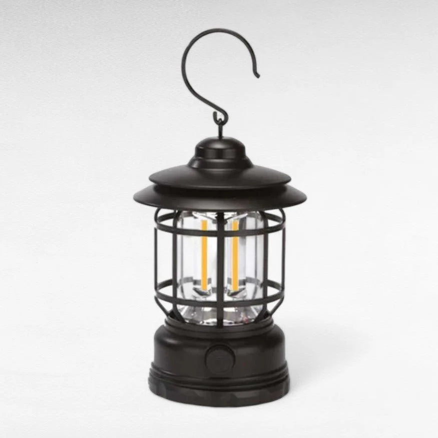 Oplaadbare Campinglamp – Vintage LED Lantaarn Dimbaar
