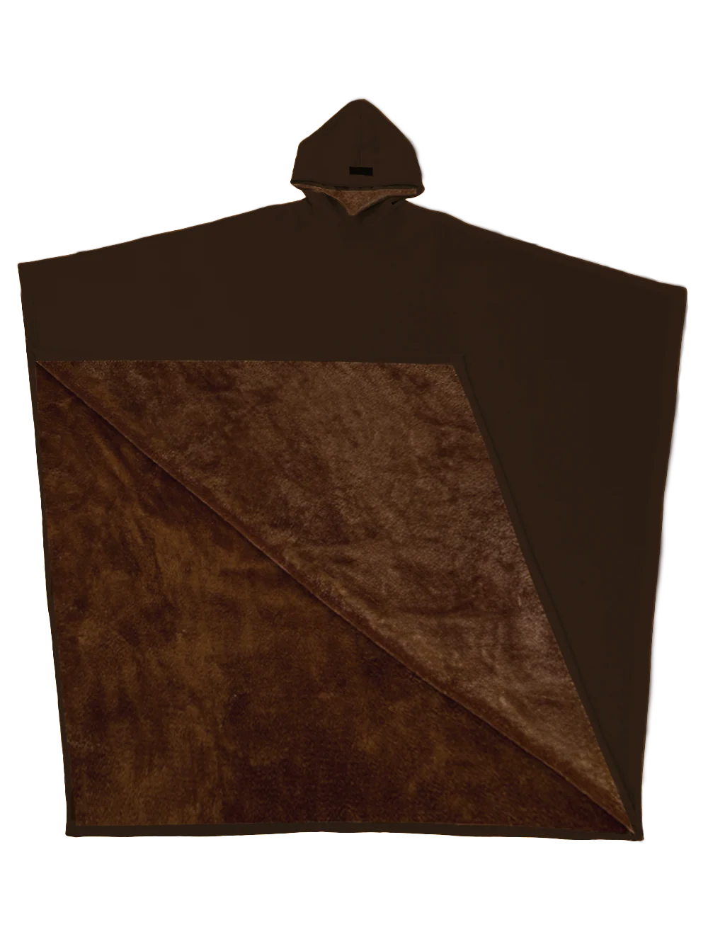 Poncho Jas met Capuchon – Teddyvoering, Unisex
