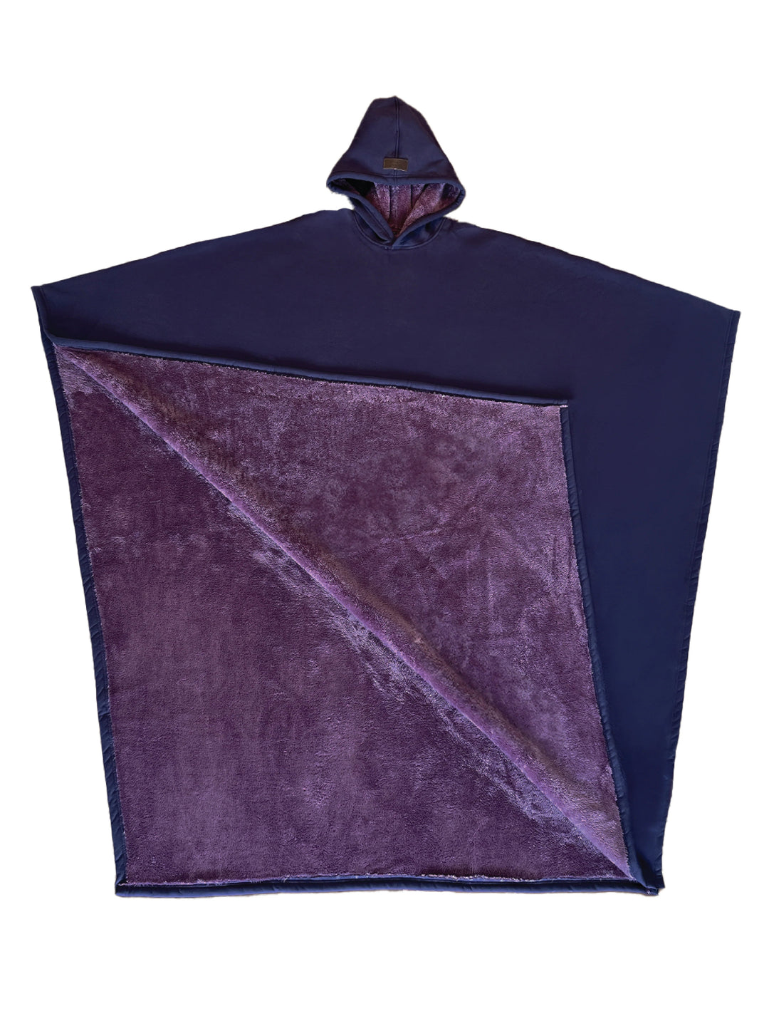 Poncho Jas met Capuchon – Teddyvoering, Unisex