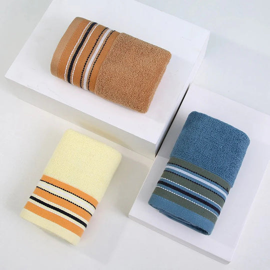 Premium Badhanddoek Frotté – met Elegante Streepbies