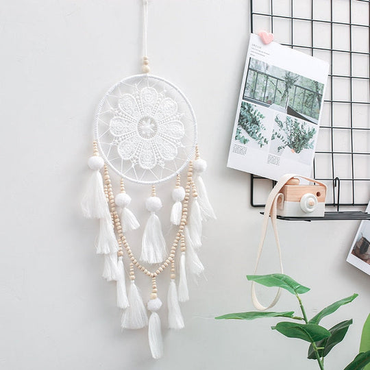 Boho Wall Tapestry with Sun and Moon Design