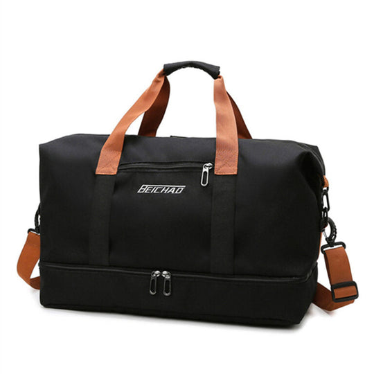 Travel and Sports Bag - Convenient Bag for Vacation, Sports, Weekend Getaways or Day Trips - for Men and Women