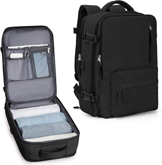 Reisrugzak 40L Waterdicht – Schoenvak, USB-poort &amp; Laptopvak