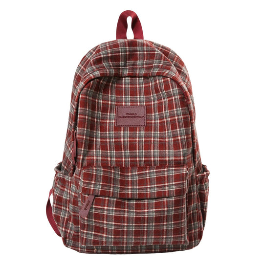 Rugzak – Casual met Ruitpatroon