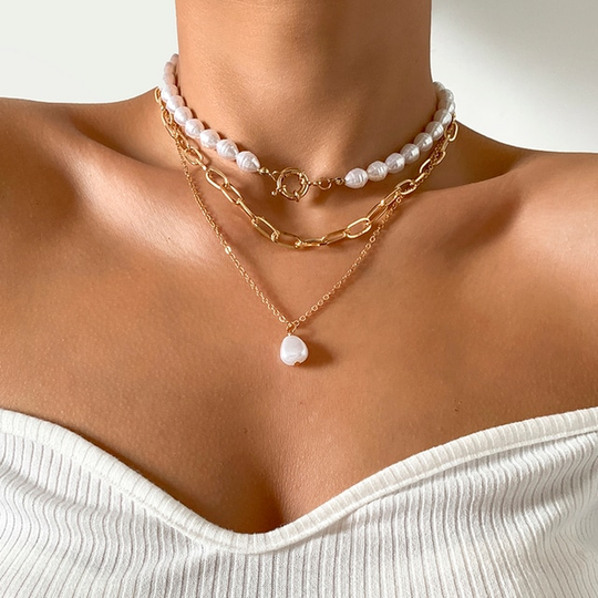 Gelaagde Parelketting – Tijdloze Elegantielaagjes