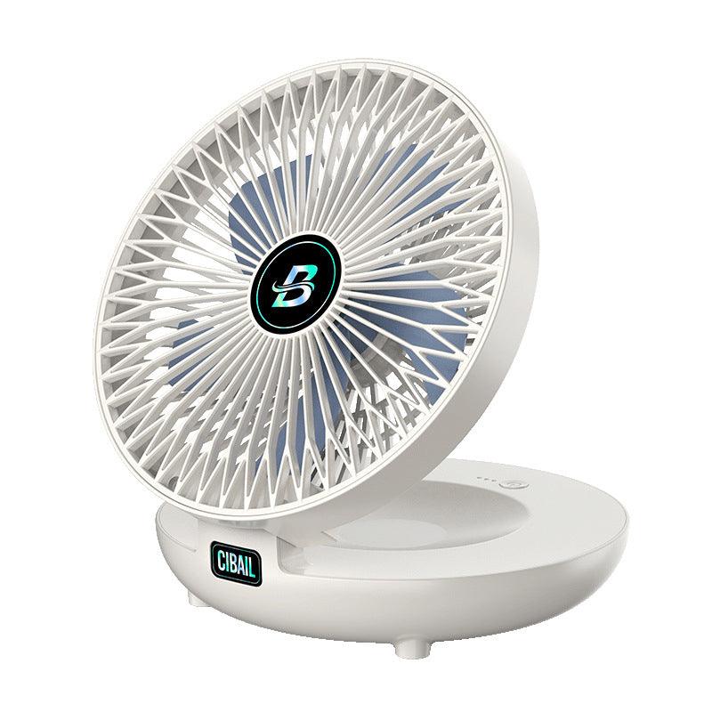 Mini Rechargeable Fan – Table &amp; Wall, Wireless, Quiet