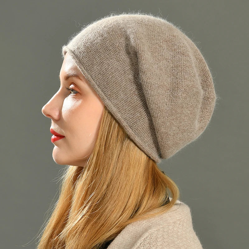 Slouch Muts – Geribbelde Beanie met Relaxte Pasvorm
