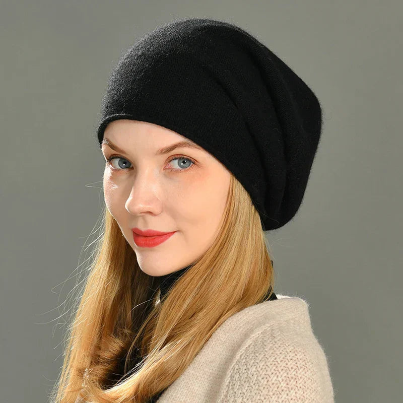 Slouch Muts – Geribbelde Beanie met Relaxte Pasvorm