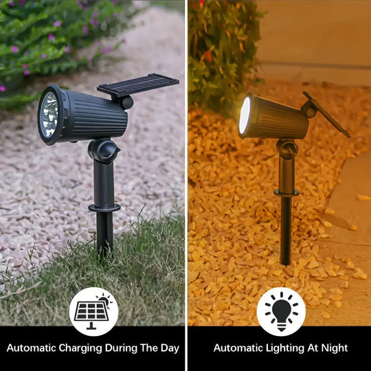 Solar Tuinspot met 9 LEDs - Verstelbaar - 8 uur Verlichting