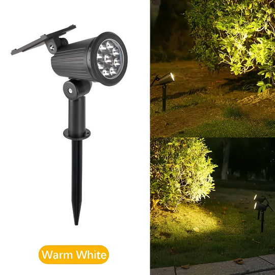 Solar Tuinspot met 9 LEDs - Verstelbaar - 8 uur Verlichting