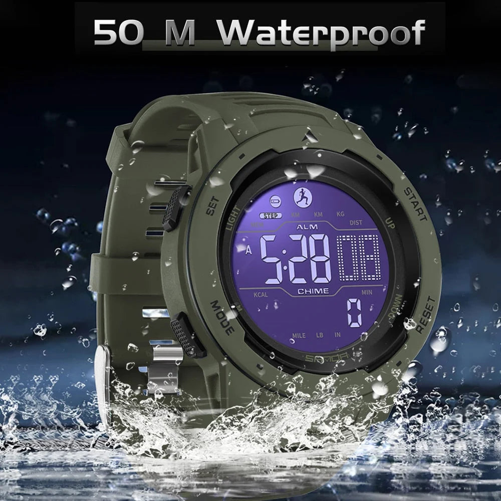 Sporthorloge – Digitaal Waterdicht met Stappenteller