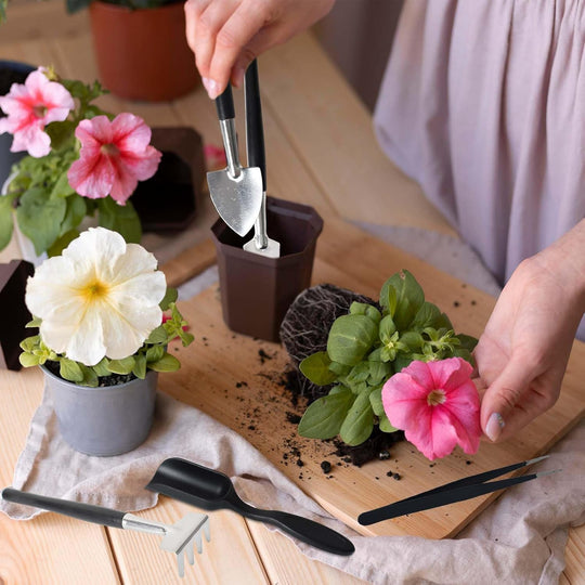 Tuingereedschap Set 12-delig met Opbergtas voor Kamerplanten