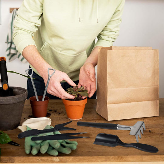 Tuingereedschap Set 12-delig met Opbergtas voor Kamerplanten