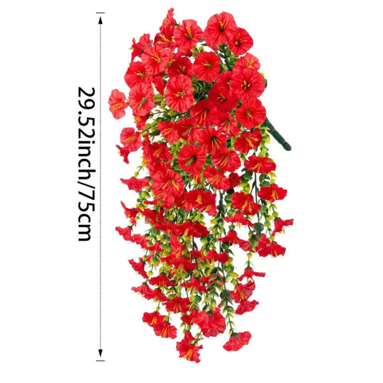 UV-bestendig kunstmatig Morning Glory bloem hangend decor