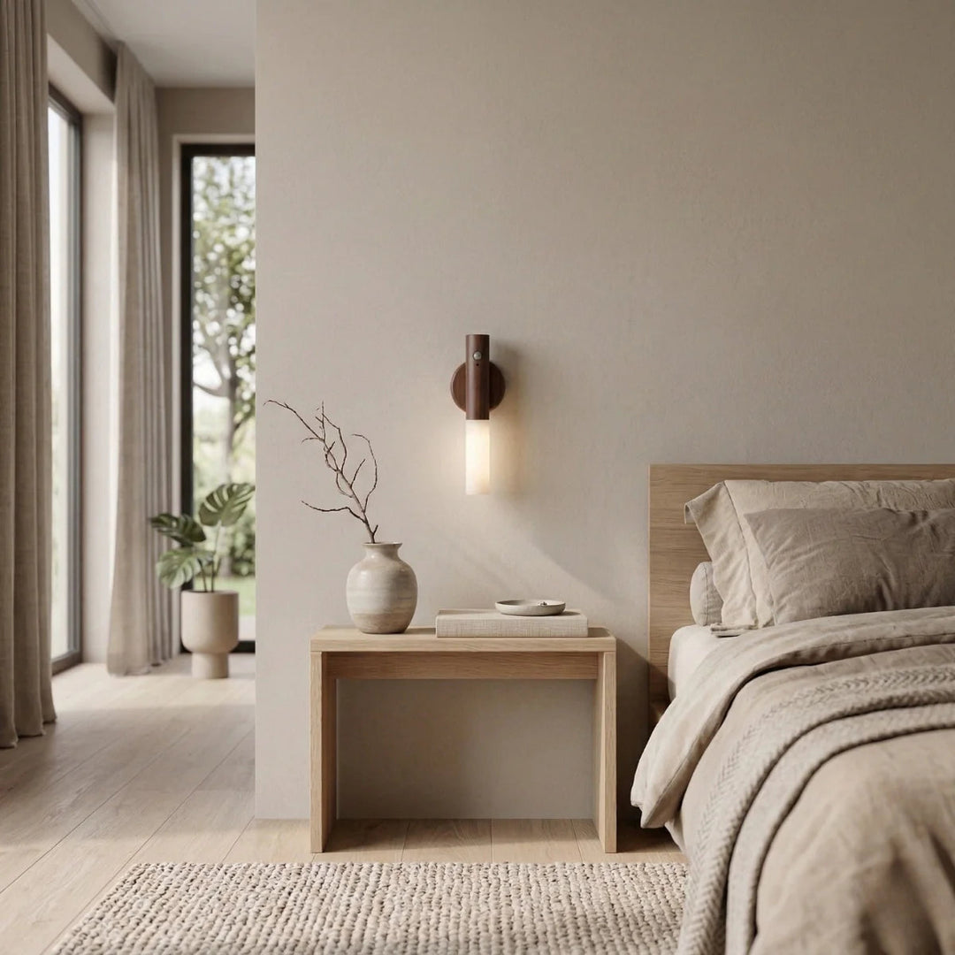 Wandlamp Cilinder met Bewegingssensor - Warm Wit Licht