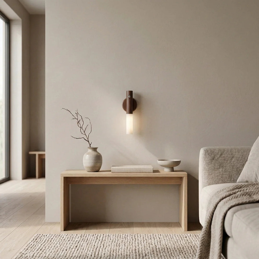 Wandlamp Cilinder met Bewegingssensor - Warm Wit Licht