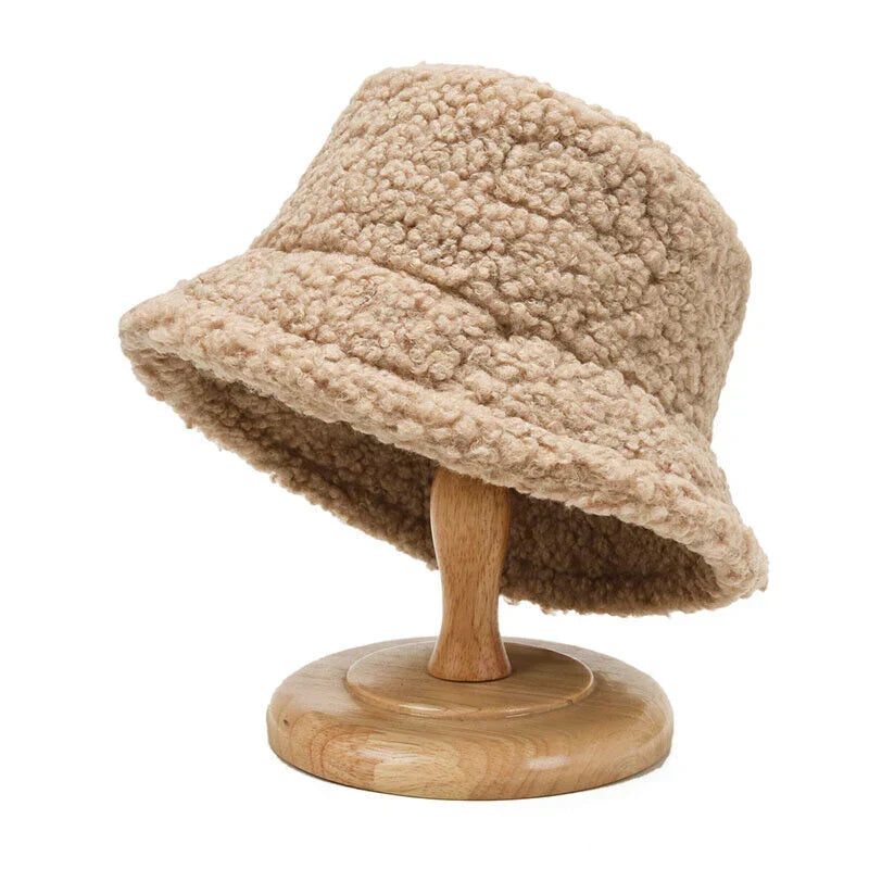 Warme Teddy Bucket Hat – Livia