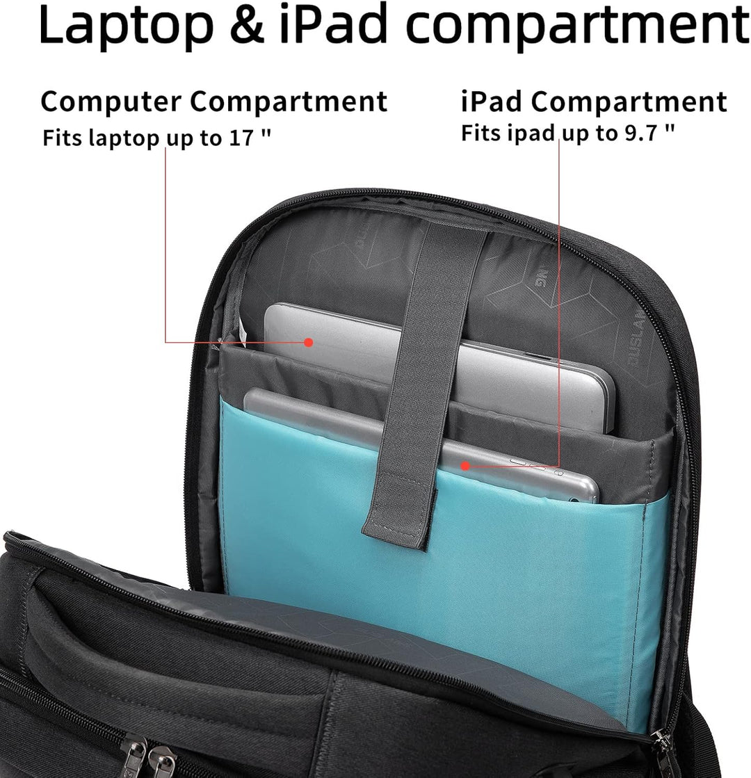 Laptop Travel Backpack – Waterproof with USB Port, Organized