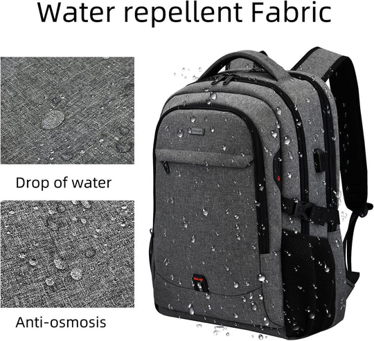 Laptop Travel Backpack – Waterproof with USB Port, Organized