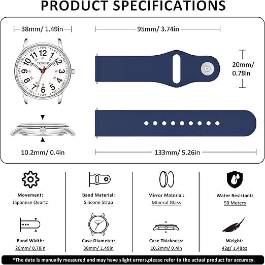 Zusterhorloge Waterdicht – Verpleegkundige Speldhorloge